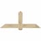 Ekena Millwork Eugene Rough Sawn Timber Gable Bracket, Douglas Fir, 60"W x 25"H x 6"D x 6"F, 10/12 Pitch GBW060X25X0606EUG00RDF - alternate 1